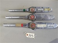 3 - Snap-On 1/2" Torque Wrenches