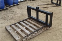 Skid Steer Two Prong Bale Fork