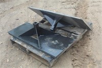 (2) Skid Steer 10" Receiver Plates, New