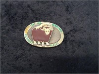 1992 Fur Rondy commemorative belt buckle