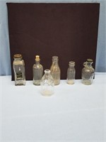 Lot of 6 old antique bottles                  (i57