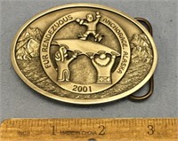 2001 Fur Rondy belt buckle