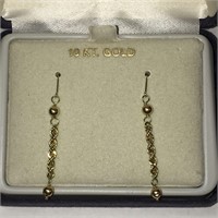 Pair Of 10k Gold Earrings