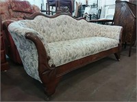 Antique sofa 75"L