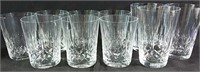 10 pcs of fine quality crystal glass cups