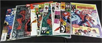 10 ssues of Spiderman Comics, including one 1st