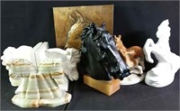 Horse book ends and other horse decor