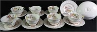 7 royal Doulton Grantham tea cups and saucers