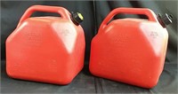 Two 20L gas jugs