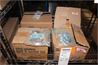 LOT,4 BOXES,ASST HARDWARE,FASTENERS,WASHERS,SCREWS