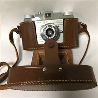 Kodak Pony 135 Camera In Leather Case