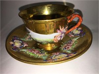 Capodemonti Porcelain Cup And Saucer