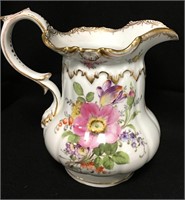 Meissen Floral Porcelain Pitcher