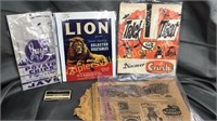 Vintage advertising and paper goods