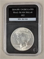 1922 Uncirculated Peace Dollar