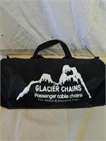Glacier change passenger cable chains