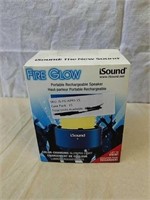 New iSound Fire Glow portable rechargeable