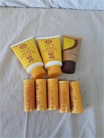 Avon sunscreens and bronzing gel