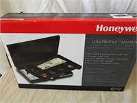 New Honeywell low profile cash box