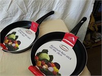 Two new Formosa aluminum non-stick frying pans 26