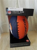 New NFL youth size Denver Broncos football