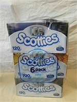 Scottie's Kleenex tissue 6-pack 120 / box