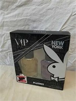New Playboy VIP & New York cologne spray set of 2