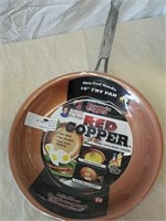 New 10 in ceramic copper fry pan