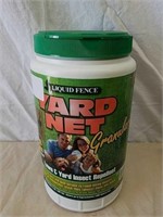 New Liquid Fence yard net granules 2 lb container