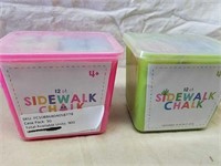Two new packs of sidewalk chalk 12 in each pack