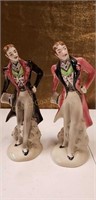 2 Goldscheider Yankee Doodle dandy figurines