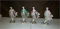 4 Goldscheider Peggy Porcher Figurines