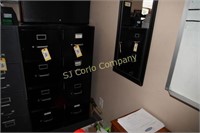Four drawer file cabinet