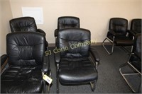 Waiting room chairs - black