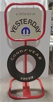 Mopar display rack w/Goodyear Eagle tire profile