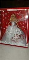 NRFB 2013 Holiday Barbie 25th anniversary