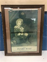 Antique 1912 Pears Soap Advertising Print