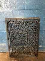 Large Victorian Cast Iron Register