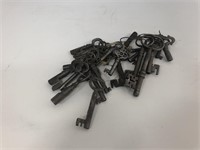 Lot of Antique Skelton Keys