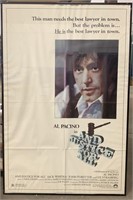 Framed "And Justice For All" Al Pacino Poster