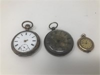 Lot of 3 Antique Pocket Watches