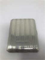 Sterling Silver Cigarette Case by Elgin