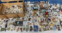 Huge Lot of Lions Pins, Patches, Stickers & More