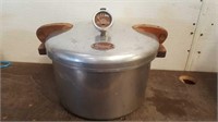Vintage National Pressure Cooker with wooden