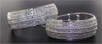 XX-Large 2.00 ct Diamond Hoop Earrings