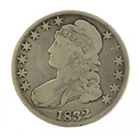 1832 Capped Bust Silver Half Dollar