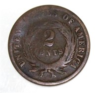 1864 Copper 2 Cent Piece *Civil War