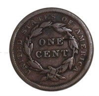1843 Braided Hair Copper Large Cent