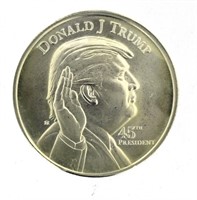 Donald Trump .999 Pure Silver One Ounce Coin
