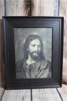 Vintage Framed Art Jesus